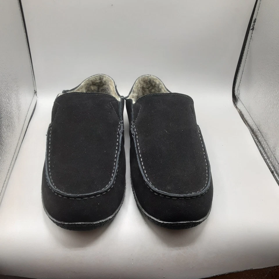 Zapatillas convertibles Clarks para hombre 12M negras gamuza piel sintética Foto 2 de 4