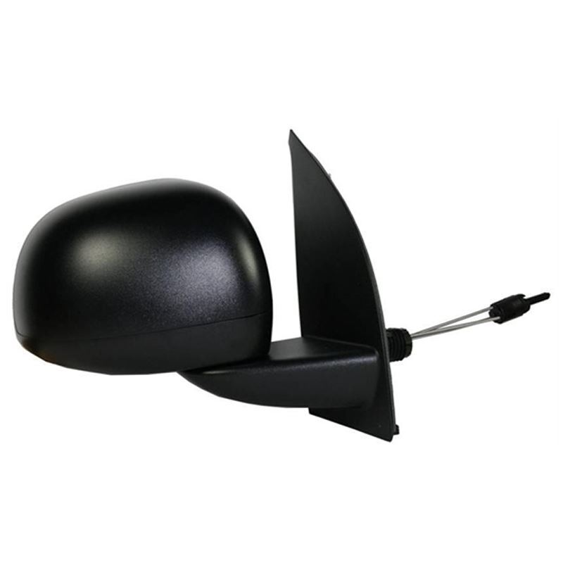 For Fiat Panda 2009-2012 Cable Manual Wing Door Mirror Black Drivers Side Right