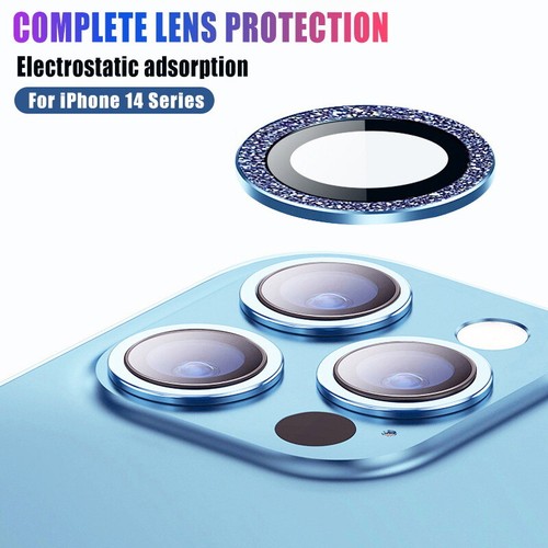 Glitter Camera Lens Protector Tempered Glass For iPhone 15 14 13 12 11 Pro Max - Photo 3 sur 39