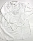 CIVIL WAR US UNION CSA CONFEDERATE FOUR BUTTON WHITE COTTON SHIRT-2XLARGE