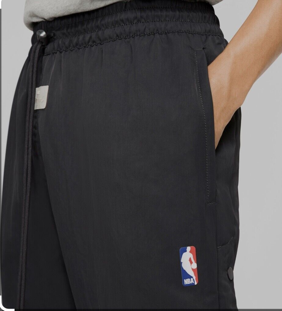 NEW Nike X Fear of God Warm Up Nylon NBA Pants Black FOG Small