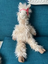 decorated Jellycat HTF llama 19  Shaggy Fur No Paper Tag