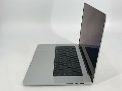 MacBook Pro 16-inch Silver 2021 3.2 GHz M1 Max 10-Core CPU 32-Core
