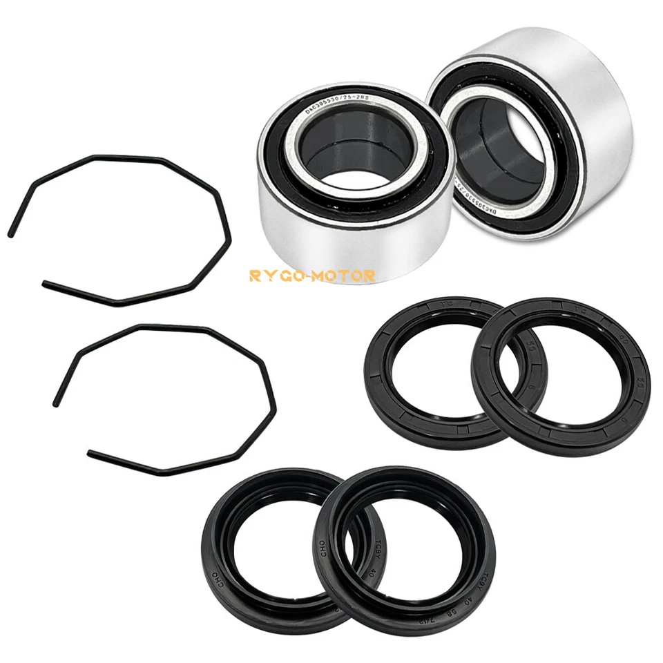 Front Wheel Hub Bearings Seal Kit for Arctic Cat ATV 375 400 500 600 Bearcat 454 - Изображение 3 из 4