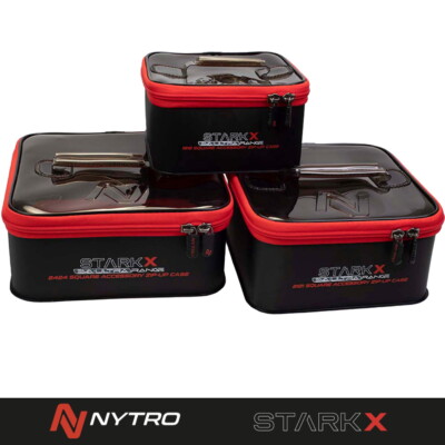 Sonik Nytro EVA Match Fishing Tackle Zipup Case Square Starkx Box Luggage Bowl