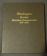 1999-2008 Washington Statehood Commemorative Quarters Complete Book, CH UNC