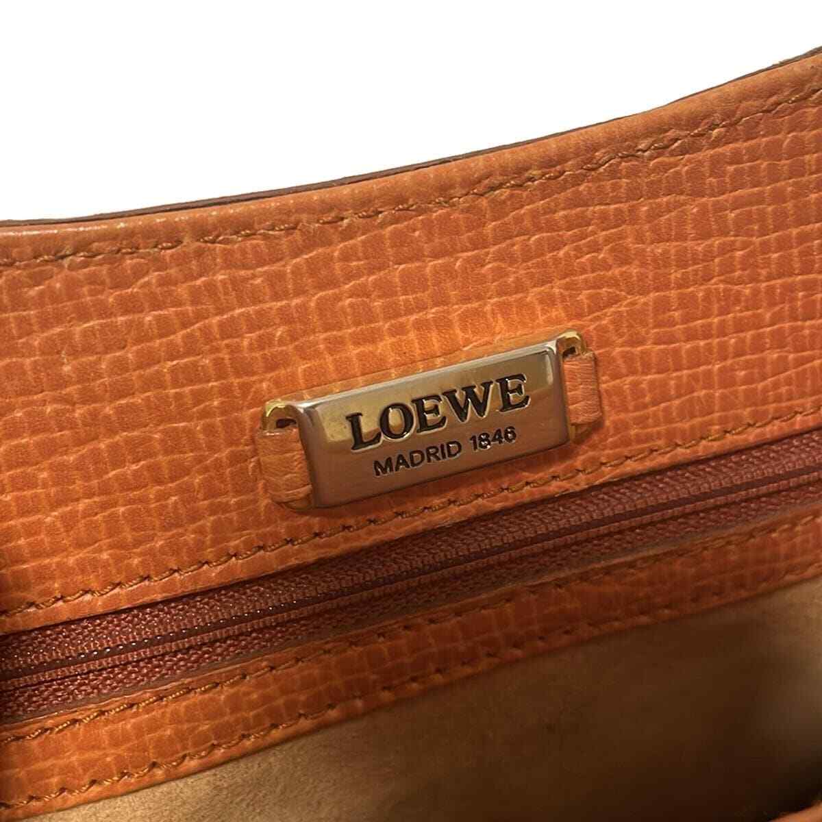 Auth LOEWE - Orange Leather Shoulder Bag | eBay Auth LOEWE - Orange Leather Shoulder Bag | eBay