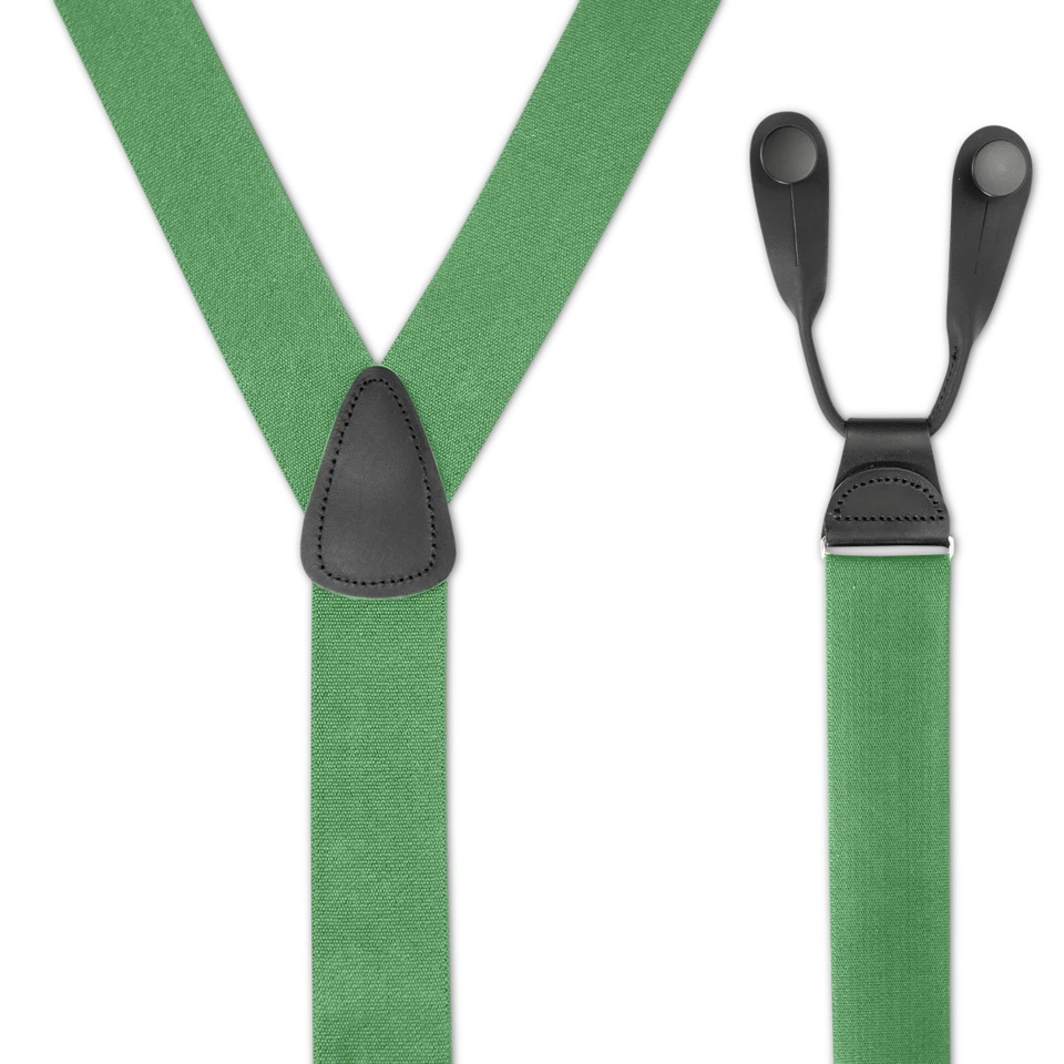 Tirantes para hombre: Y 1-1/2" de ancho con botones, varios colores, hechos en EE. UU. Foto 2 de 4