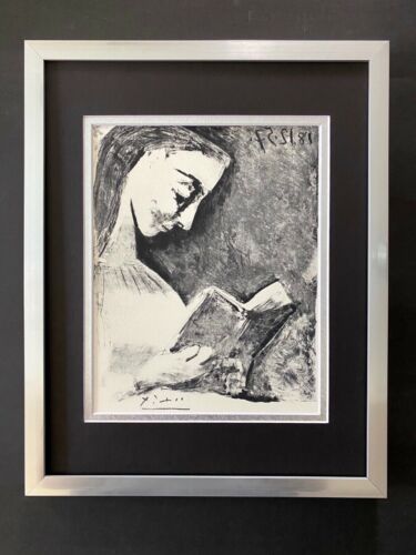 Pablo Picasso 1955 Signed Super Print Matted 11 x 14 + List - Picture 1 of 3