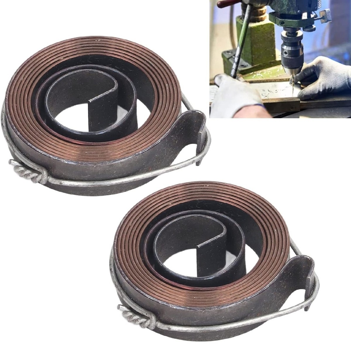 Molla Per Trapano A Colonna | 19 Mm Larghezza | Bobina Di Ritorno | Sostituzione - Foto 11