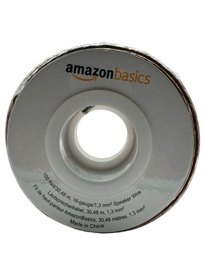 Amazon Basics 16-Gauge-Lautsprecherkabel   100 Fuß