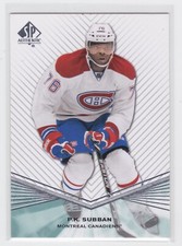 11/12 SP AUTHENTIC...P.K. SUBBAN...# 1...CANADIENS...FREE COMBINED SHIPPING