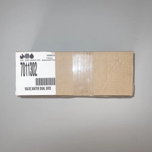 SUB ZERO 7011302 Dual WATER VALVE NEW OEM FACTORY PART