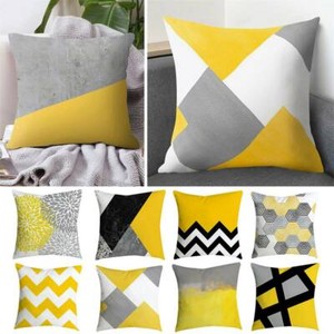 grey filled cushions