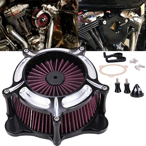 Air Cleaner Intake Turbine Filter For Harley Touring Road King Electra Glide - Bild 2 von 12