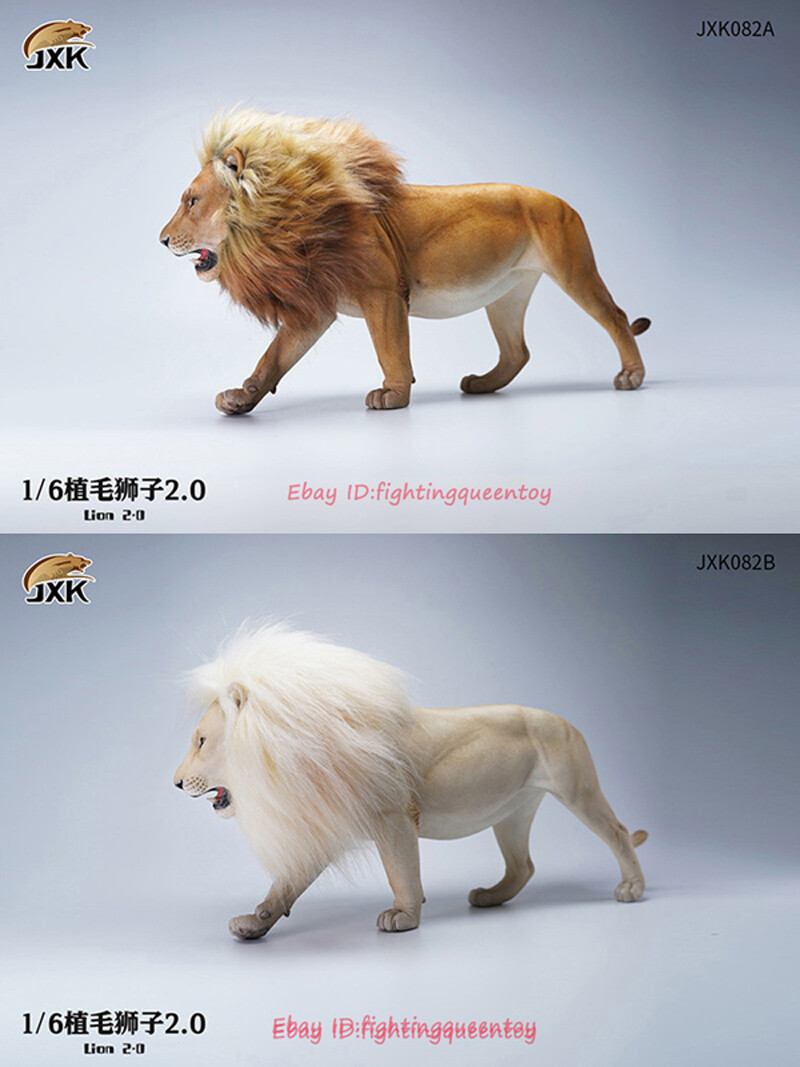 JxK.Studio JXK082 Lion Hair Transplant 1/6 Animal Resin Model 8.2