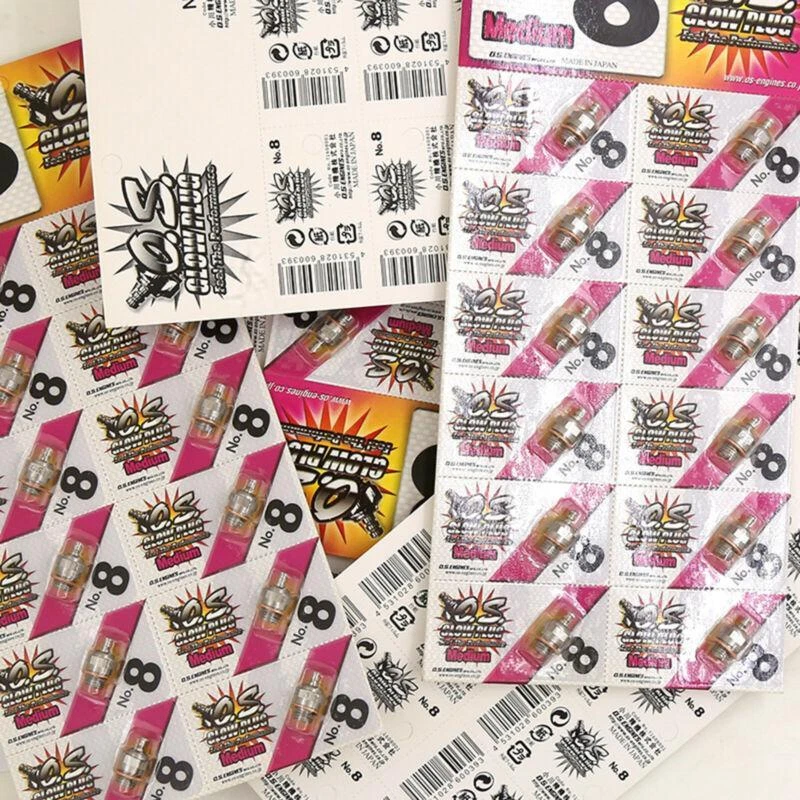 6pcs O.S. Spark Glow Plug NO.8 OS #8 Hot For Nitro Engine RC Car Airplane - Image 4 of 4