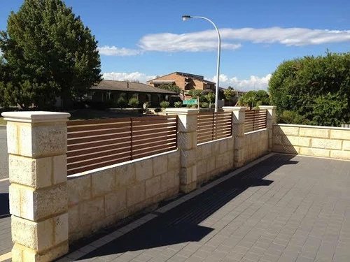 100 x 16mm UV Fencing Frame 4800mm Wood Merbau Aluminium Slat Screen Fence - Picture 3 of 9