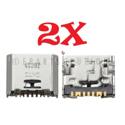 2X Samsung Galaxy Tab 3 SM-T110 SM-T111 USB Charger Charging Port Dock Connector
