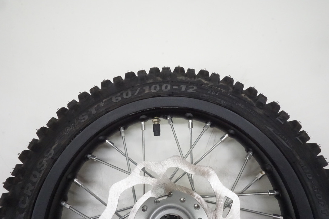 2023 KTM 50 SX Front Wheel OEM Black Rim Hub Rotor Sprocket GasGas