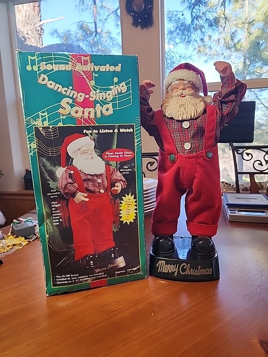 Dancing Singing Animated Musical Santa Claus is Coming To Town