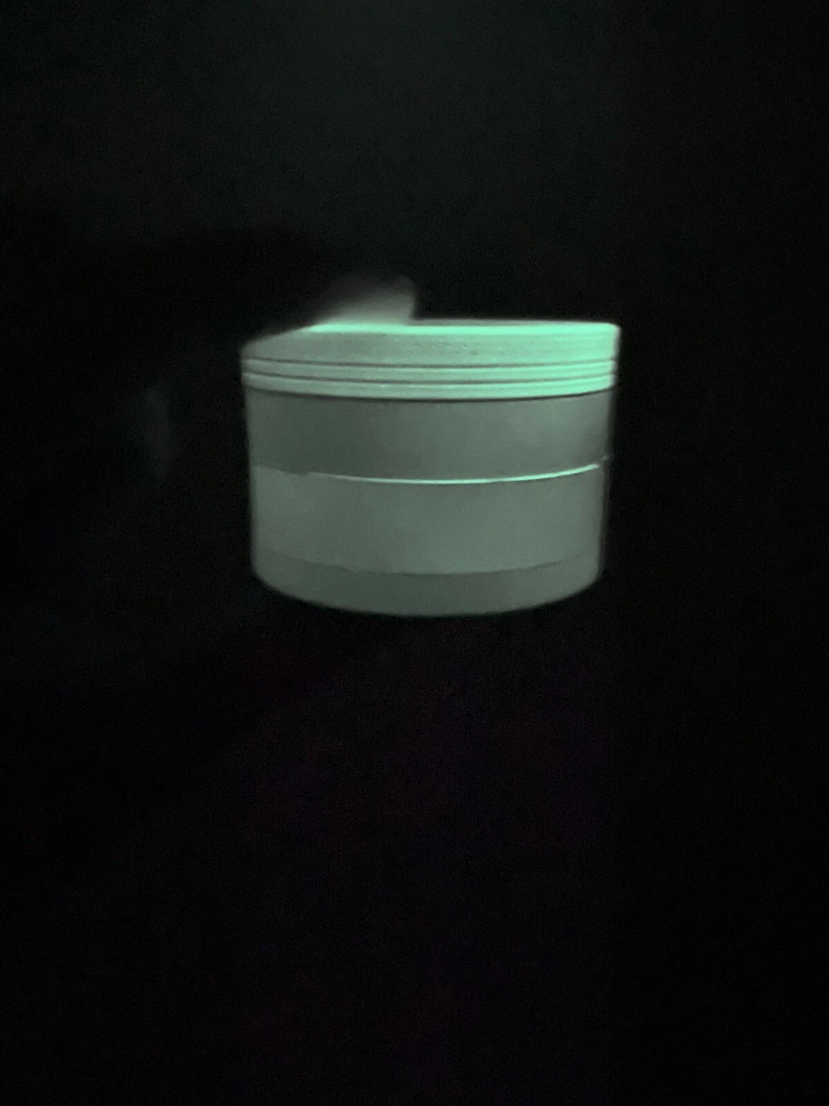 63MM Spice Tobacco Herb Grinder -4 Piece- Glow In Dark Aqua Blue