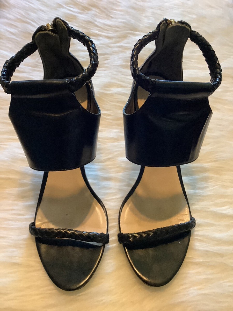 COLE HAAN ブラック ハイヒール 7 Cole Haan black high heels size 7 B / Back Zip sandal shoes
