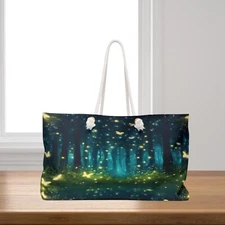 Beautiful Enchanted Forest Durable Weekender Bag