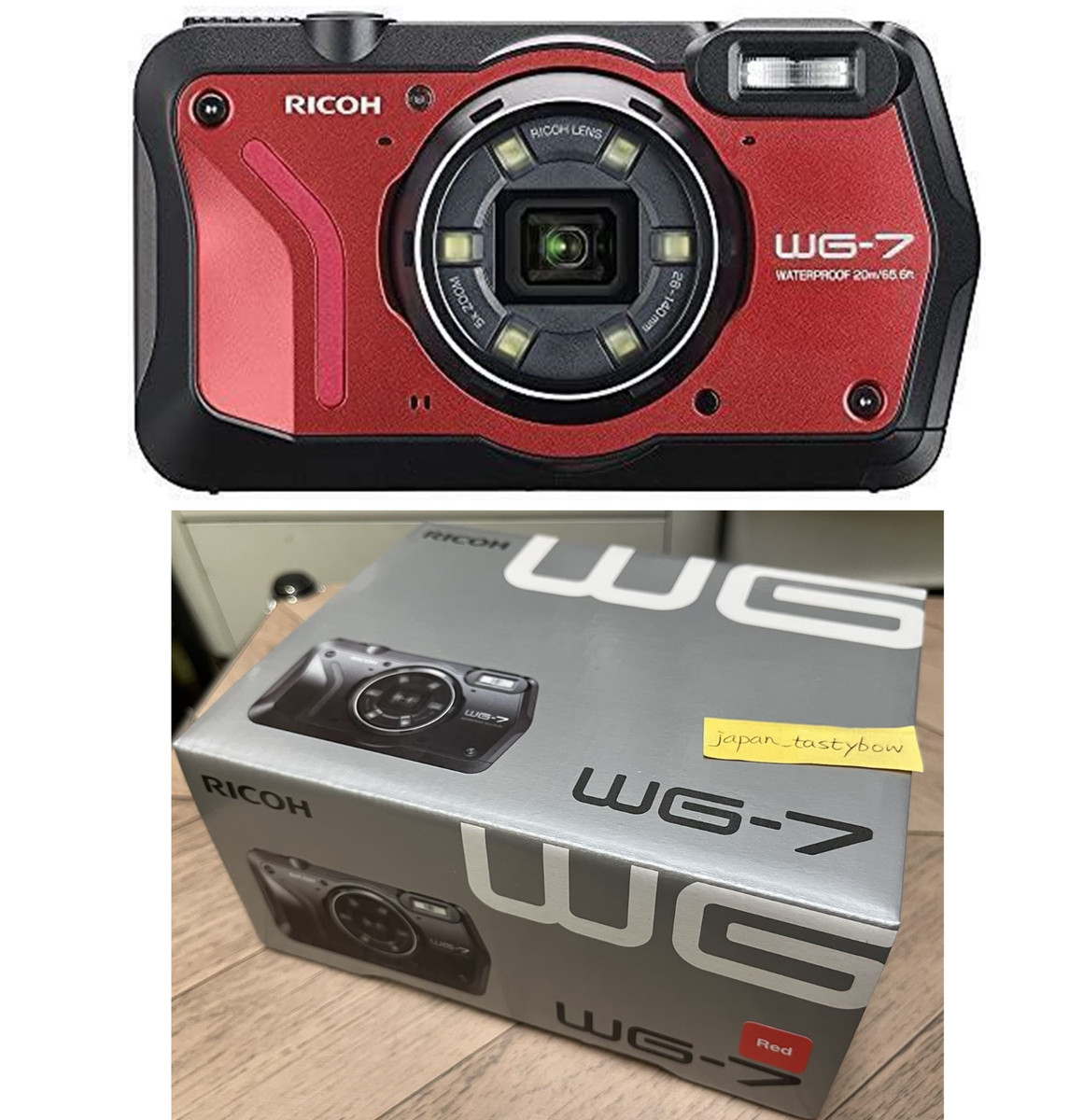 RICOH WG-7 デジタルカメラ レッド □リコー(RICOH) RICOH WG-7 [レッド] リコー デジタルカメラ RICOH WG