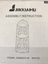 3 Corner Shelf Stand Storage Organizer White NEW Hardware & Tool 31.5in.