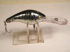 Manns 20+ Shad Chrome Tiger silent crankbait lure