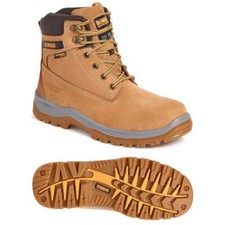 DeWalt Mens Titanium Leather S3 WR Safety Steel Toe Lace Up Boots Sizes 6 to 12