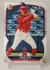 ⚾️2023 bowman JORGE RUIZ (rookie) baseball card #BP-123⚾️ *Angels*
