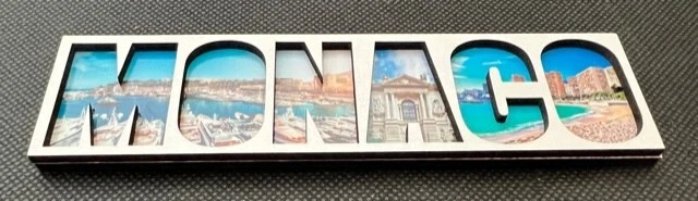 MONACO  MAGNET , MONACO  KÜHLSCHRANKMAGNET , MONACO  SOUVENIR-MAGNET - Bild 3 von 3