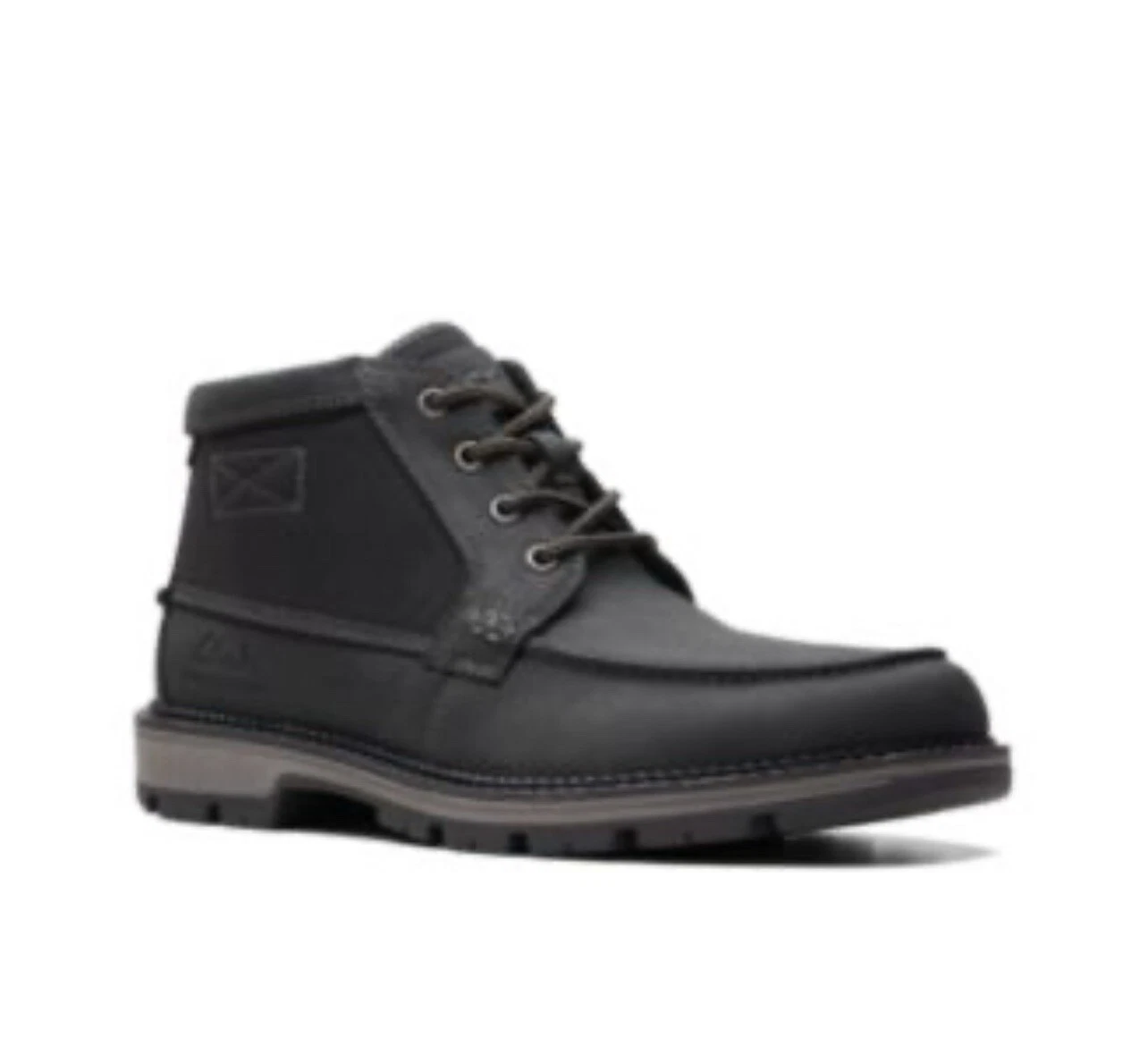 Stivali moc Clarks Maplewalk da uomo 26174546 in pelle nera Oxford taglia 7 nuovi