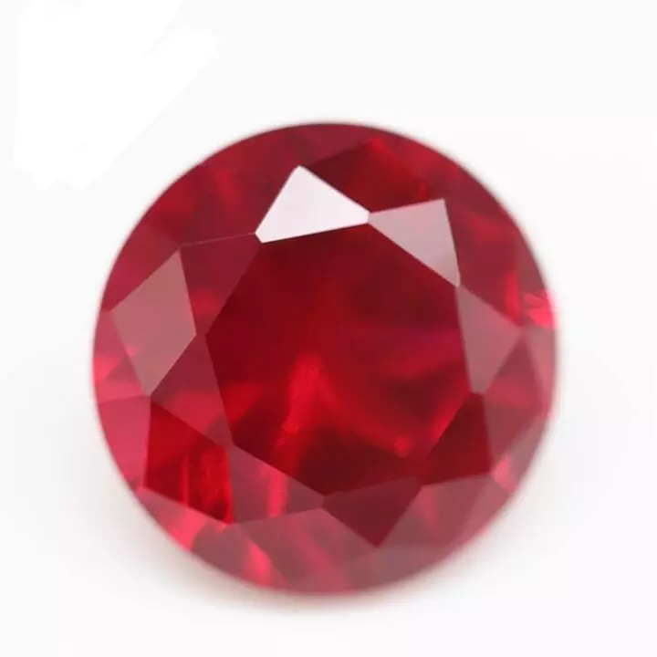 AAA Synthetic Ruby Round Cut Lab Created Loose Gemstone For Assorted Jewelry - Image 4 of 4