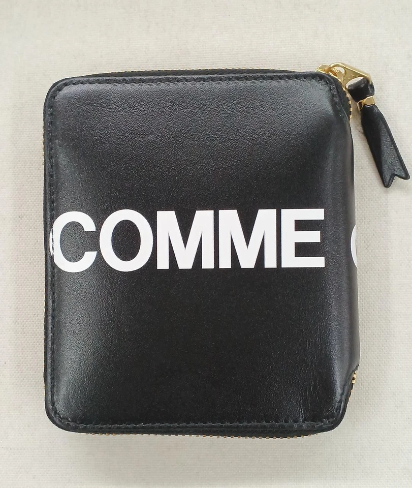 Мужской кожаный бумажник двойного сложения Comme des Garcons SA2100HL б/у - Изображение 2 из 4