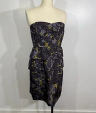 J Crew 100 Silk Dress Formal Bridesmaid 8