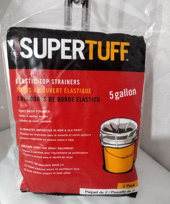 Super Tuff/ Elastic/ Paint Strainers/ 5 Gallons/TRIMACO/ 1152