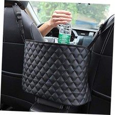 Car Handbag Holder Between Seats Back Storage Organizer Net Pocket Purse Black