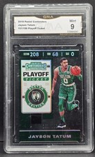 2019-20 Panini Contenders - Jayson Tatum #43 Playoff Ticket /199 Mint 9