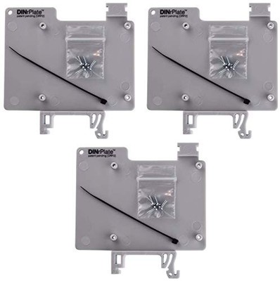 DIN Rail Mount for Raspberry Pi (3-Pack)