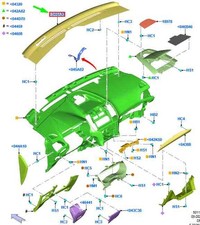 FORD GALAXY MK3 Instrumententafel-Zierleiste RHD 2125358 NEU ORIGINAL FORD GALAXY MK3 Instrumententafel-Zierleiste RHD 2125358 NEU ORIGINAL
