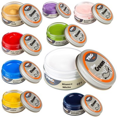 TRG Schuhcreme 50ml Schuhpflegecreme auf Wasserbasis in vielen Farben