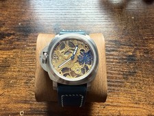 Skeleton Custom built  Watch Swiss made ETA 6497 Movement