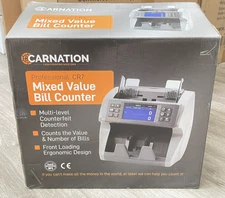 Carnation Professional CR7 Mixed Value Bill Counter - Authentic New Open Box
