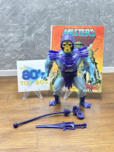 Skeletor MOTU He-Man 1981 Vintage 100% Complete Taiwan Action Figure Half Boot!