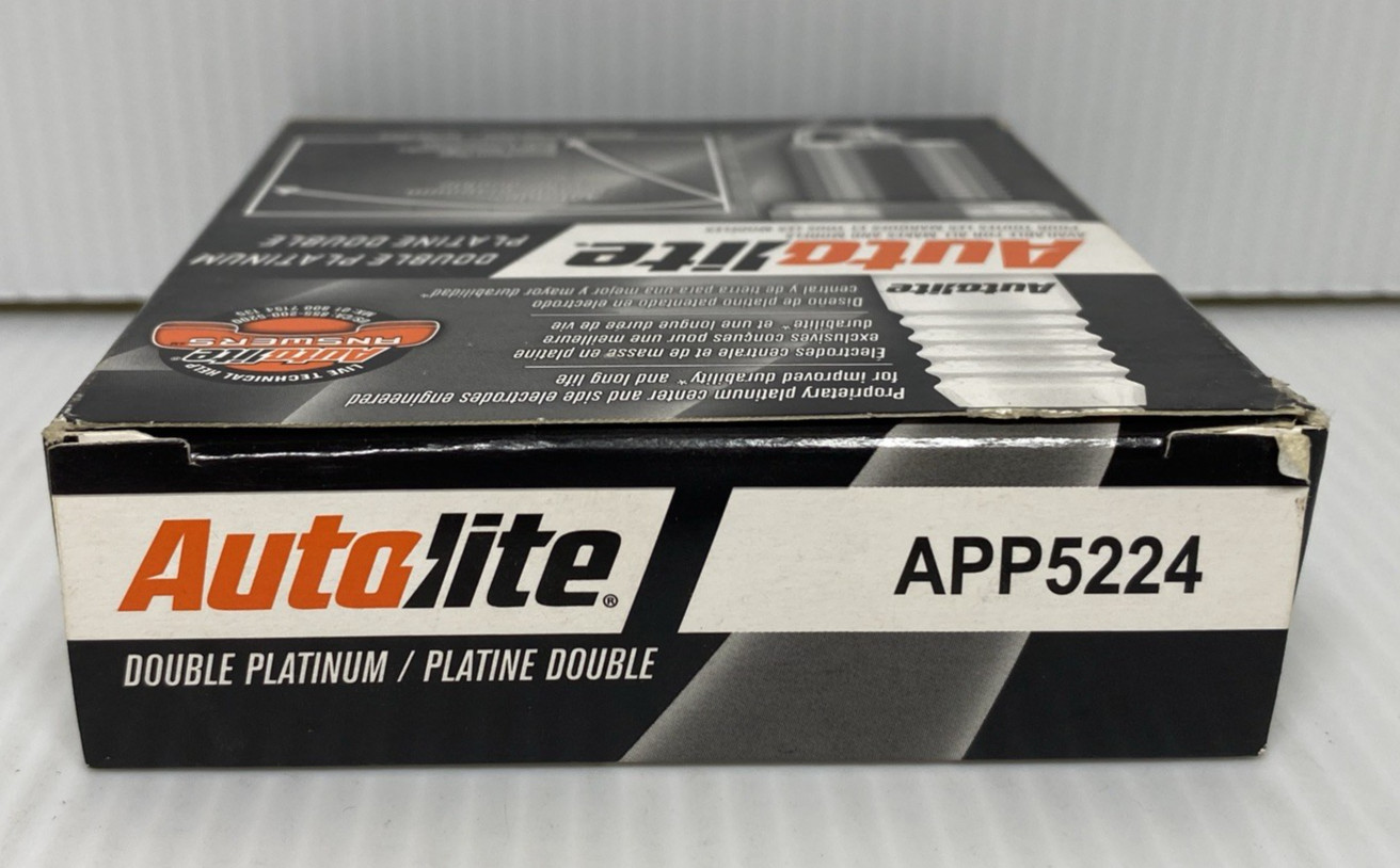 Lot of 4 Autolite Double Platinum Plug APP5224