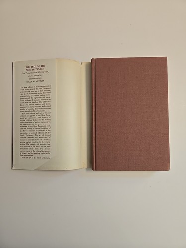 The Text of the New Testament hardcover by Bruce Manning Metzger 1968 2nd Editio - Picture 10 of 18