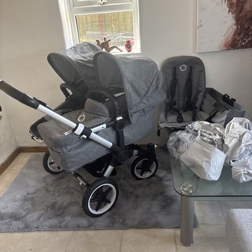 Bugaboo Donkey3 Grey melangeP ushchairs Double/twin Seat Stroller (cel 1) - Picture 7 of 7